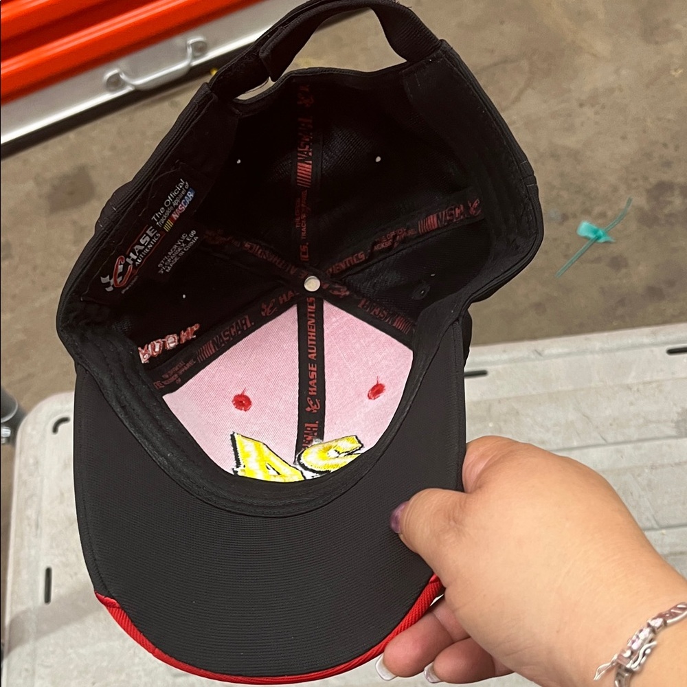 Bold Red Racing Hat with Yellow Number 24 - Picture 10 of 10